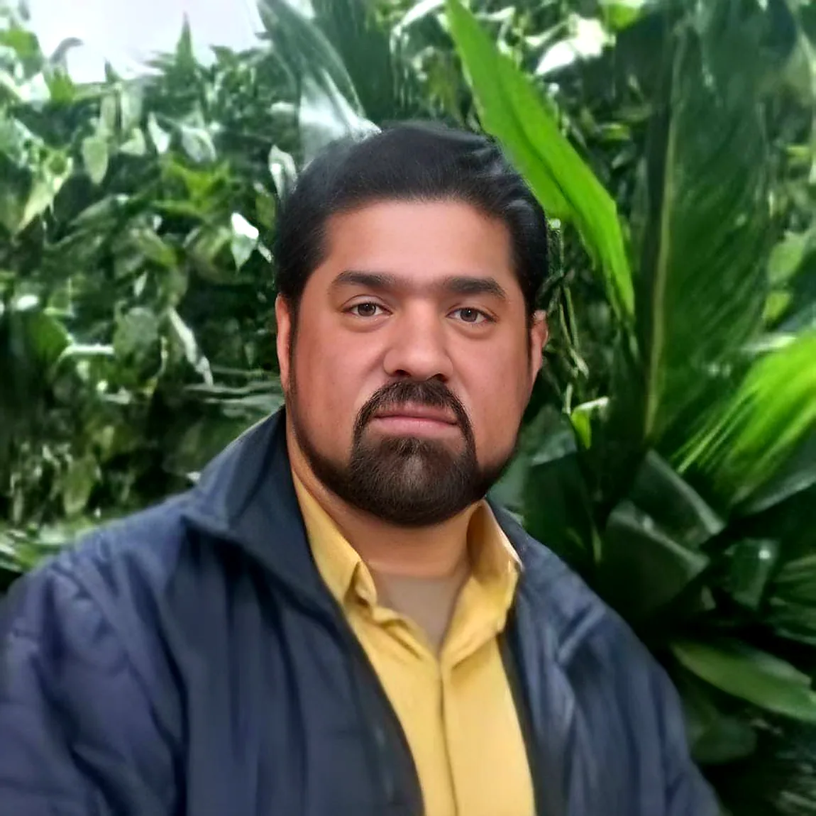 Portrait in an agricultural environment